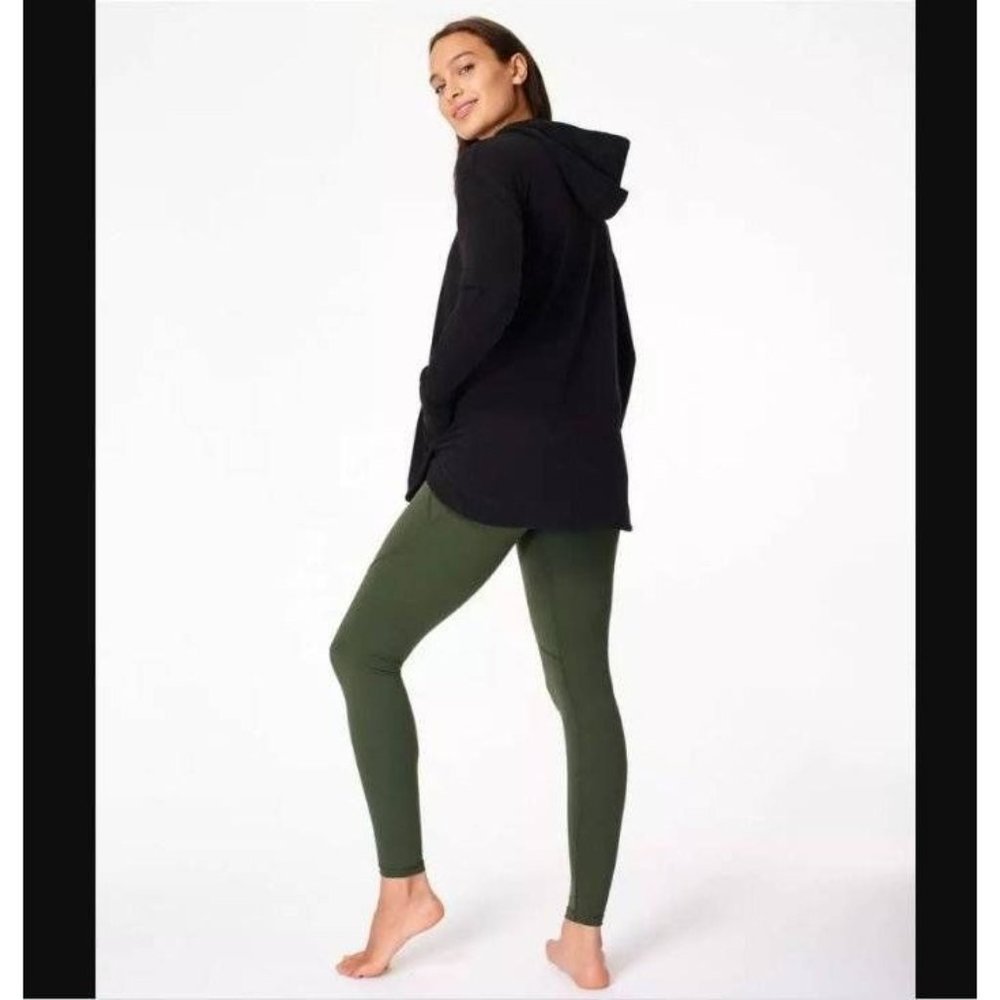🆕 SWEATY BETTY Escape Luxe Hoodie Sweatshirt XX-Small Black - Picture 6 of 12